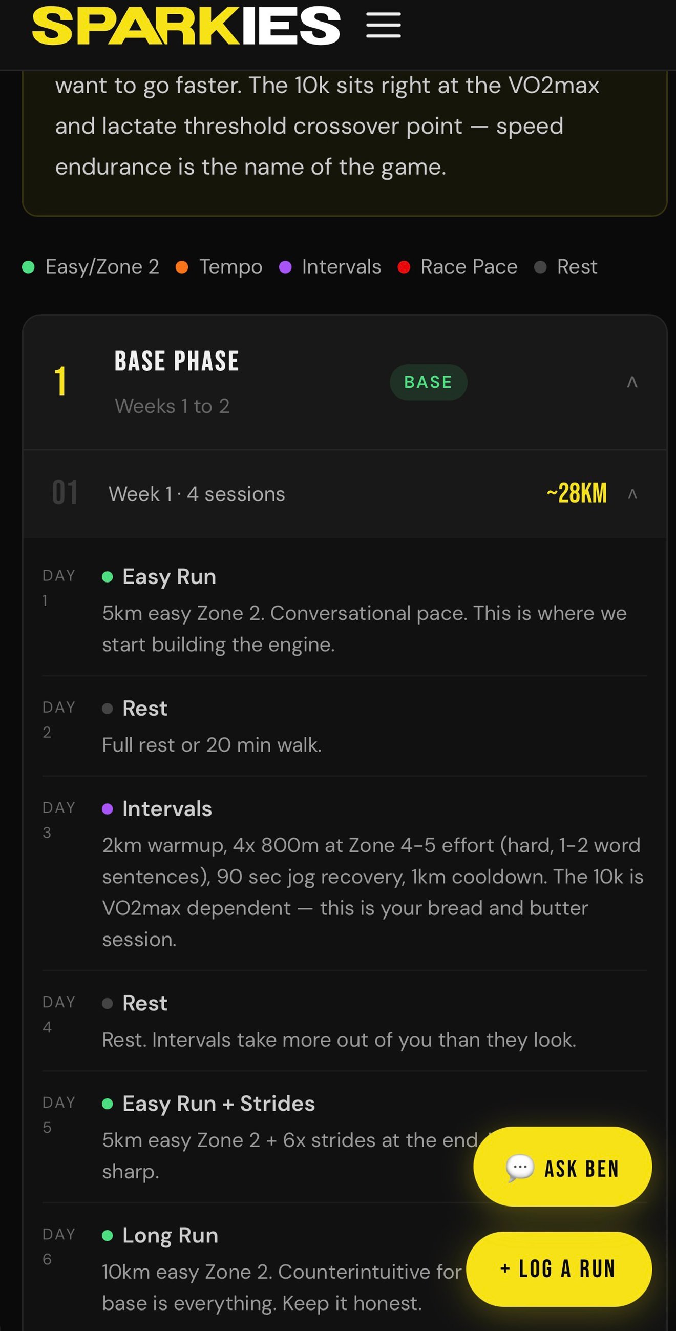 Missed run check-in